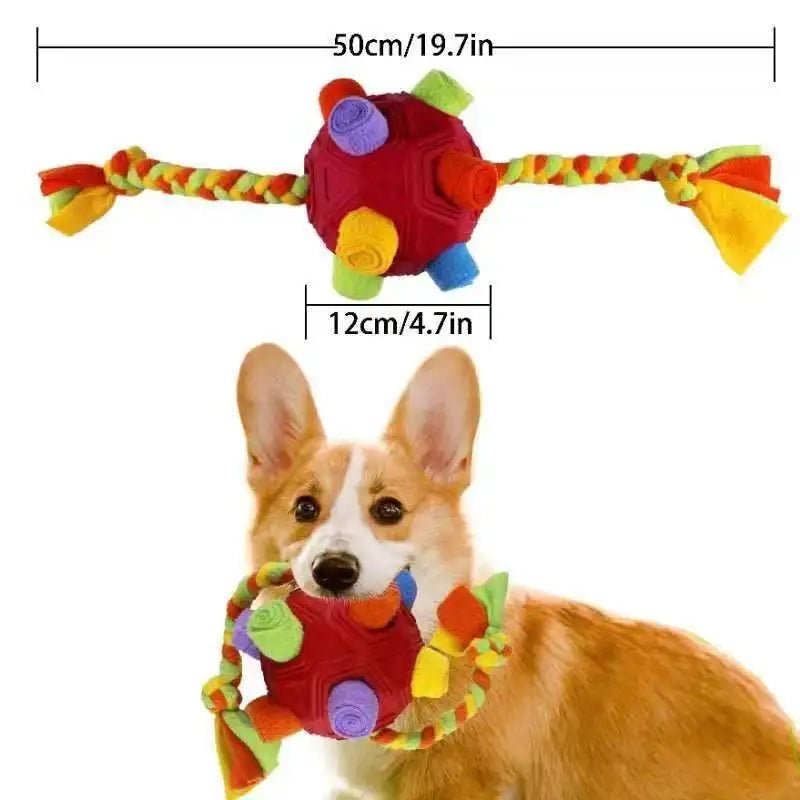 Interactive Dog Puzzle Toys Encourage Natural Foraging Skills Portable Pet Snuffle Ball Toy Slow Feeder Training Educational Toy - Pupeazy