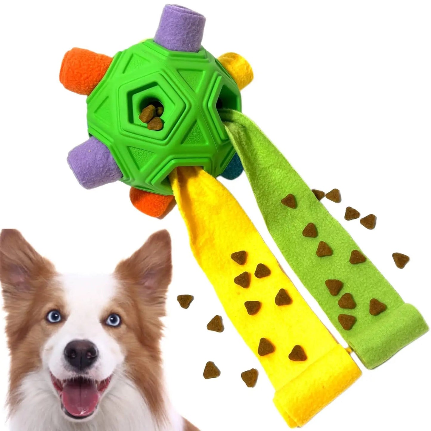 Interactive Dog Puzzle Toys Encourage Natural Foraging Skills Portable Pet Snuffle Ball Toy Slow Feeder Training Educational Toy - Pupeazy