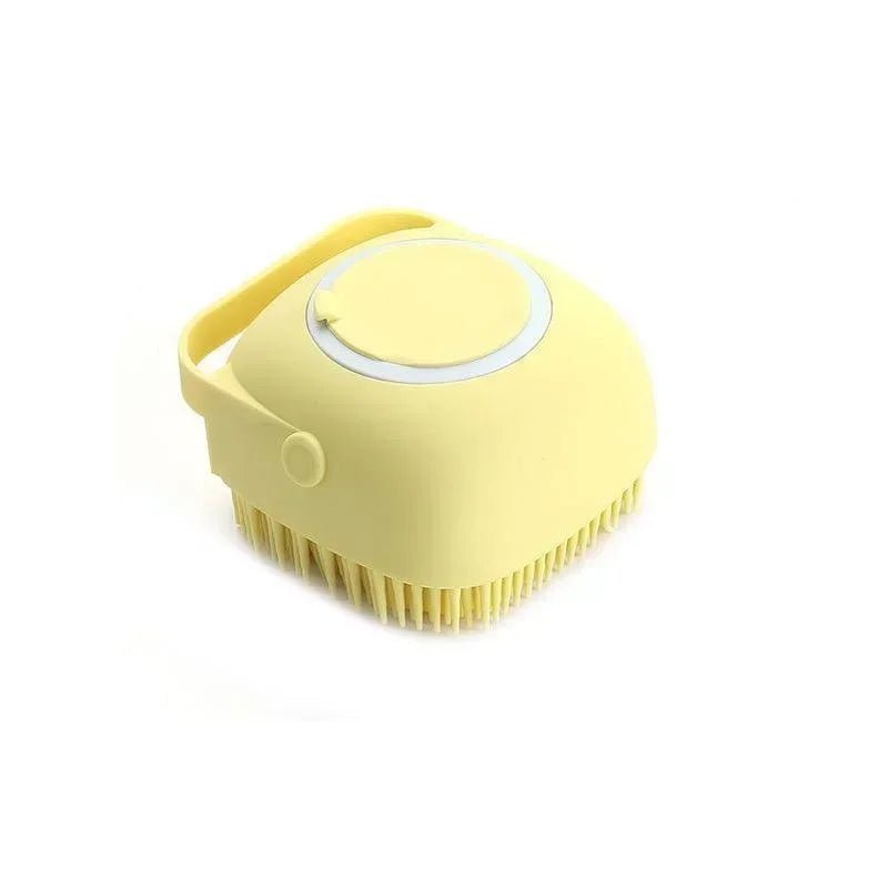 Pet Bathing Brush Soft Silicone Massager Shower Gel Bathing Brush Clean Tools Comb Dog Cat Cleaning Grooming Supplies - Pupeazy