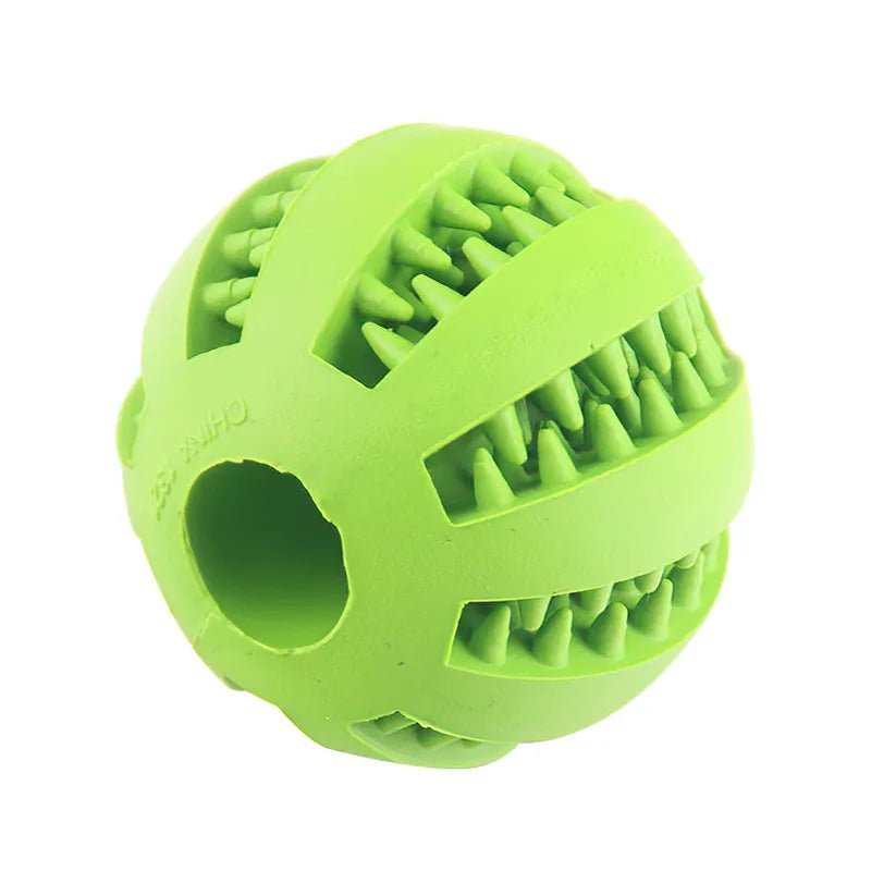 Pet Dog Interactive Toy 7cm Dogs Natural Rubber Ball Leaking Ball Tooth Clean Balls for Dog Cat Chew Toys accesorios para perro - Pupeazy