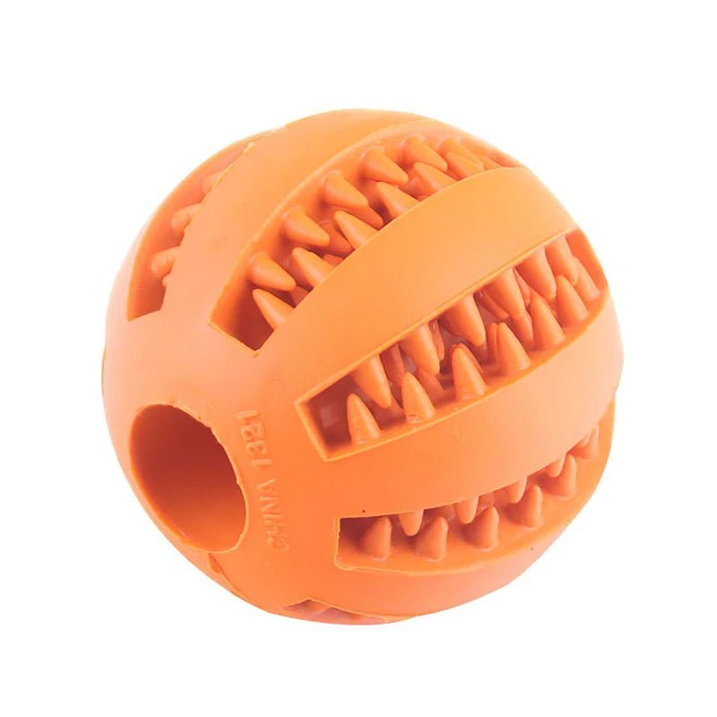 Pet Dog Interactive Toy 7cm Dogs Natural Rubber Ball Leaking Ball Tooth Clean Balls for Dog Cat Chew Toys accesorios para perro - Pupeazy