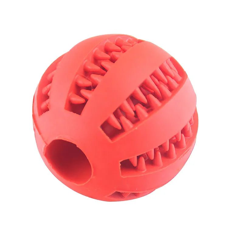 Pet Dog Interactive Toy 7cm Dogs Natural Rubber Ball Leaking Ball Tooth Clean Balls for Dog Cat Chew Toys accesorios para perro - Pupeazy