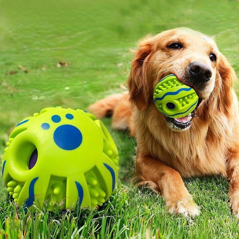 Pet Dog Interactive Toy 7cm Dogs Natural Rubber Ball Leaking Ball Tooth Clean Balls for Dog Cat Chew Toys accesorios para perro - Pupeazy