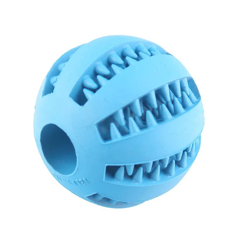 Pet Dog Interactive Toy 7cm Dogs Natural Rubber Ball Leaking Ball Tooth Clean Balls for Dog Cat Chew Toys accesorios para perro - Pupeazy