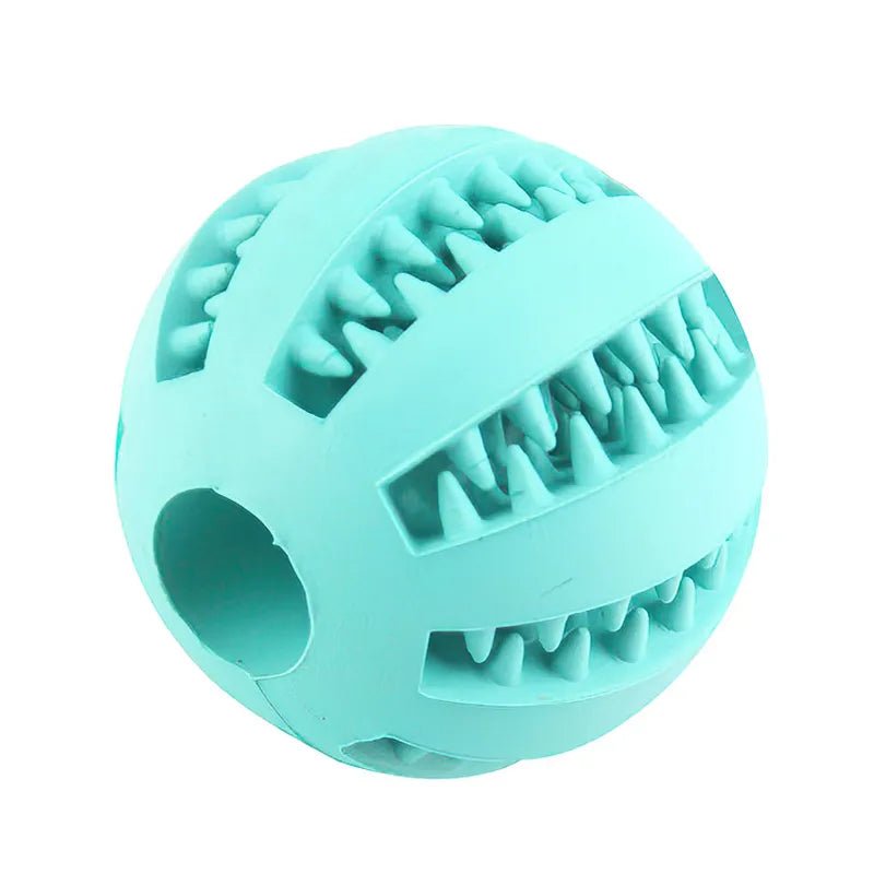 Pet Dog Interactive Toy 7cm Dogs Natural Rubber Ball Leaking Ball Tooth Clean Balls for Dog Cat Chew Toys accesorios para perro - Pupeazy