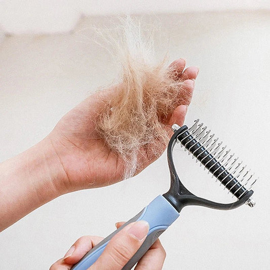 Pets Fur Knot Cutter Dog Pet Deshedding Tools Pet Cat Hair Removal Comb Brushes Dogs Grooming Shedding Supplies - Pupeazy