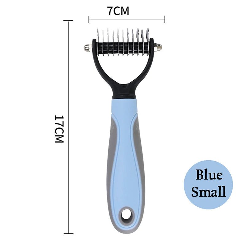 Pets Fur Knot Cutter Dog Pet Deshedding Tools Pet Cat Hair Removal Comb Brushes Dogs Grooming Shedding Supplies - Pupeazy