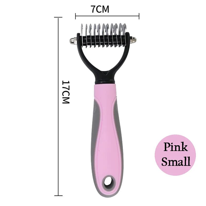 Pets Fur Knot Cutter Dog Pet Deshedding Tools Pet Cat Hair Removal Comb Brushes Dogs Grooming Shedding Supplies - Pupeazy